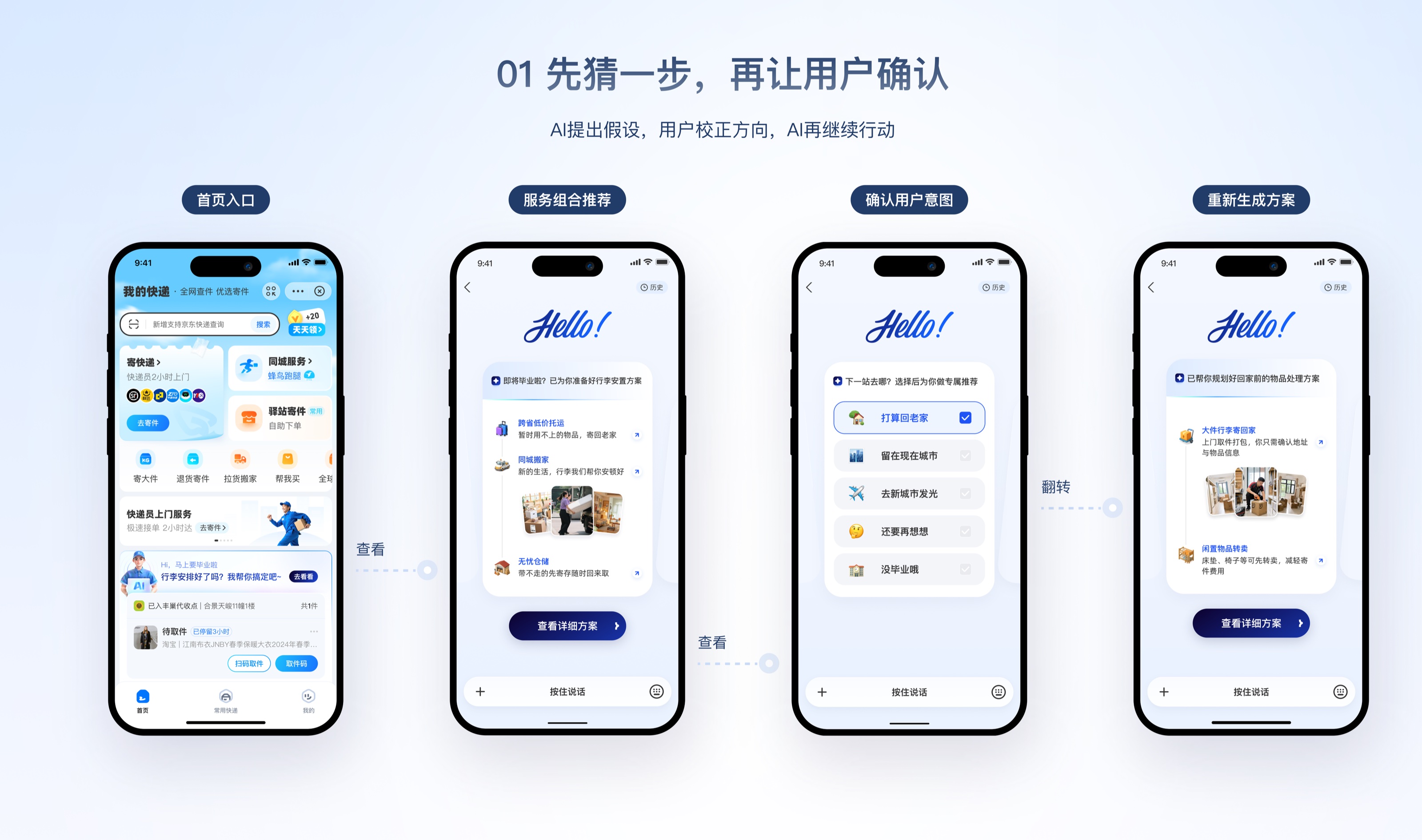 先猜一步再让用户确认：场景假设与用户校正