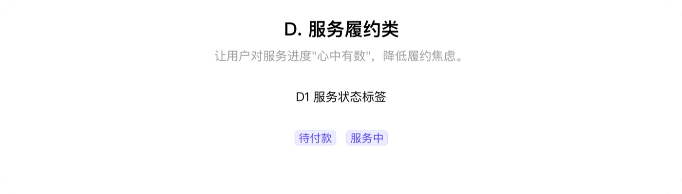 标签系统：D 服务履约类