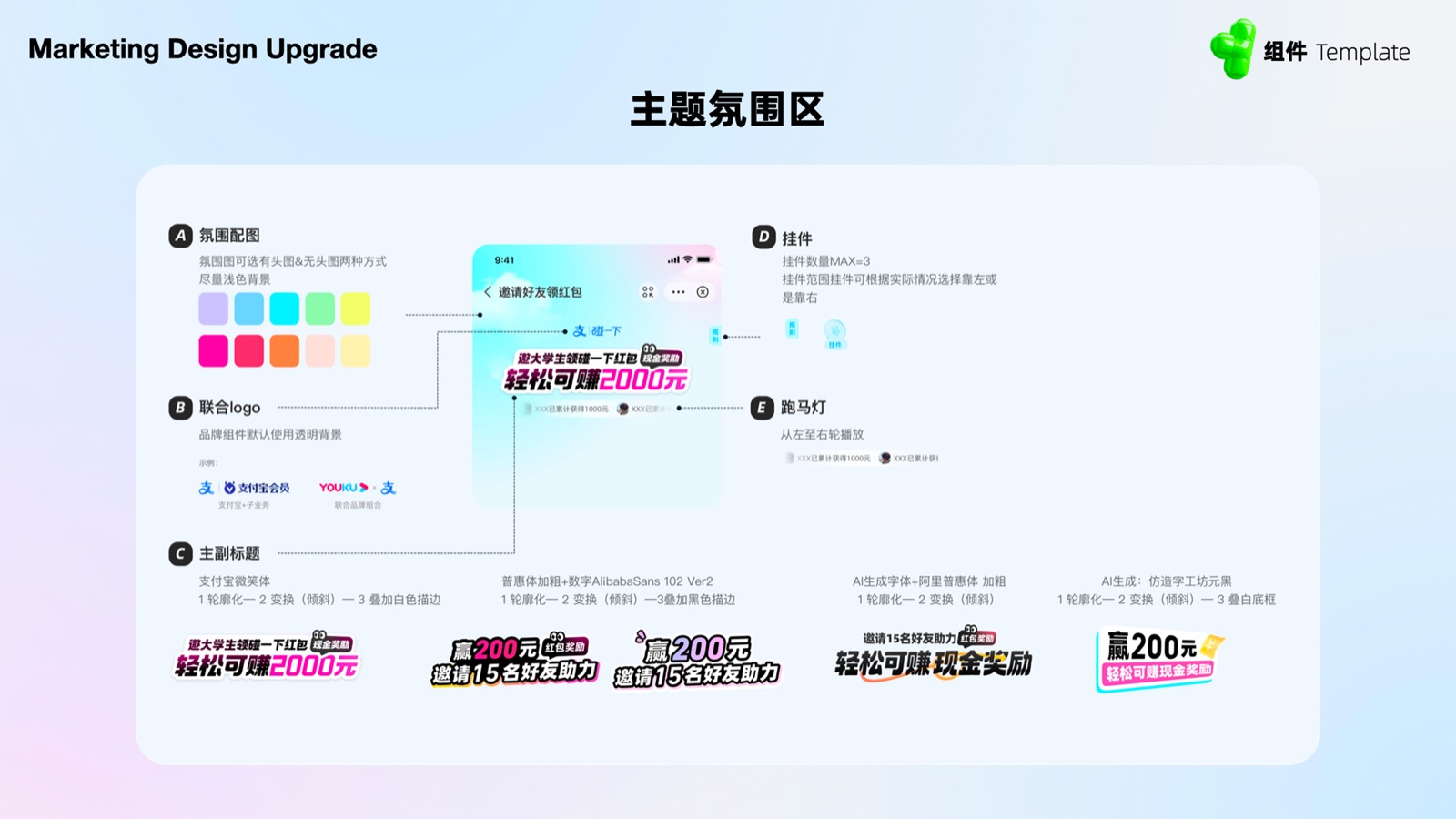 主题氛围区组件规范